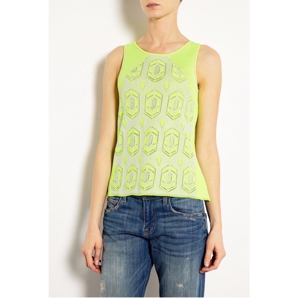 Dagmar Printed Scoop Neck Top